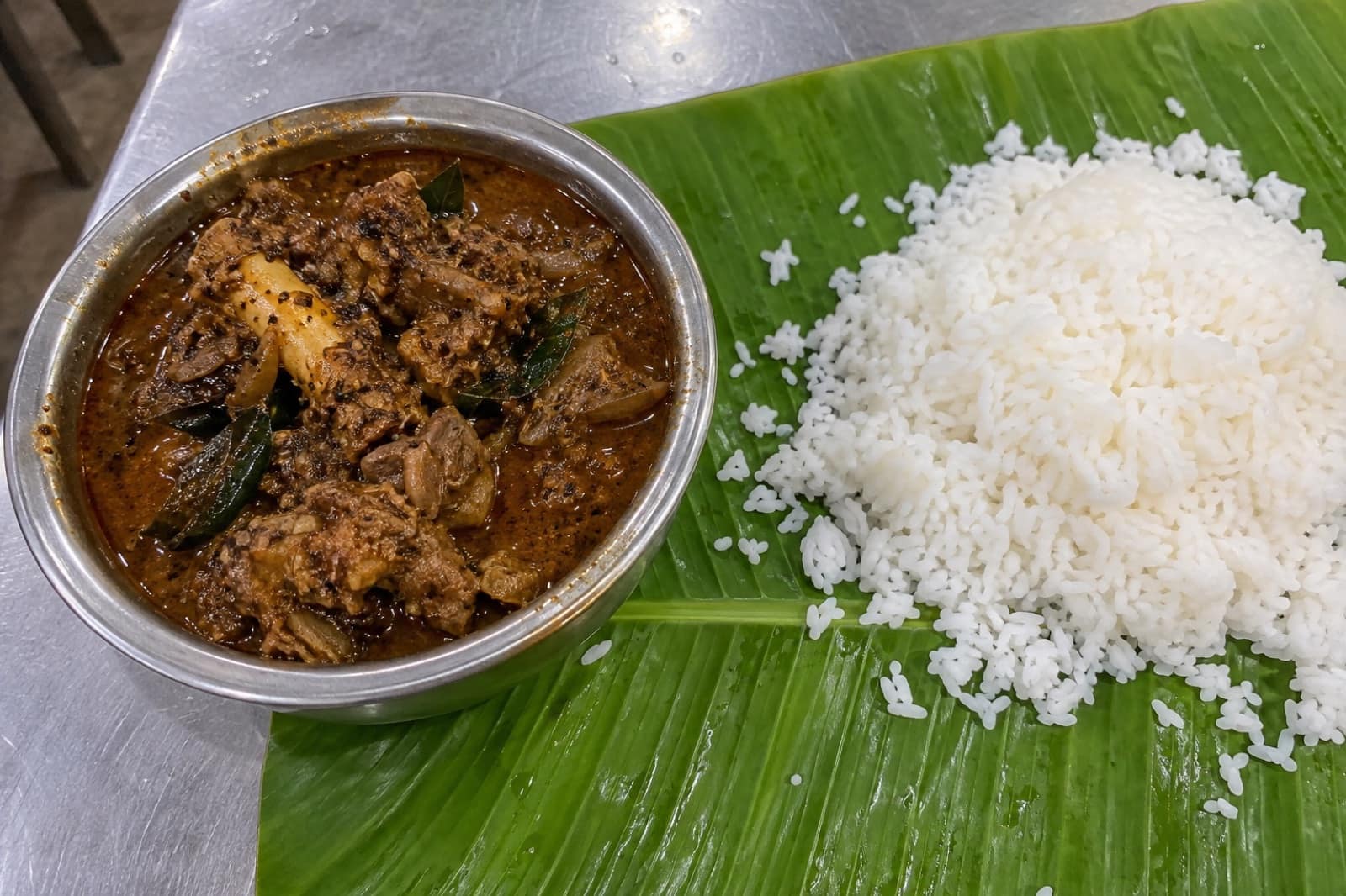 Chettinad Mutton Kuzhambu