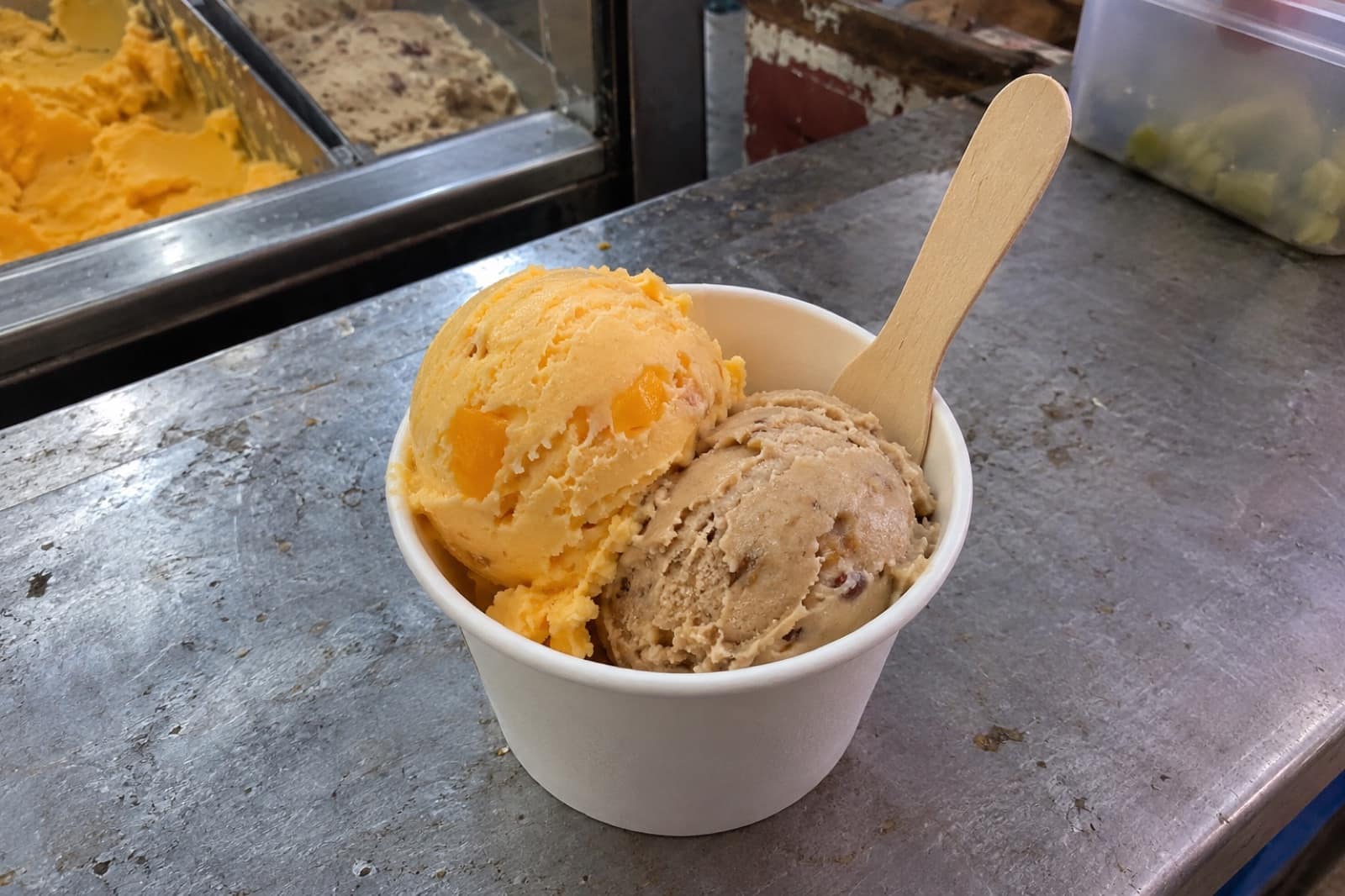 Fresh Fruit Ice Cream