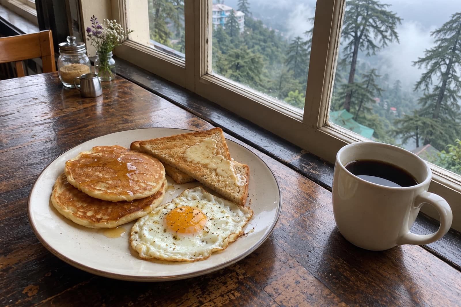 Landour Café Breakfast