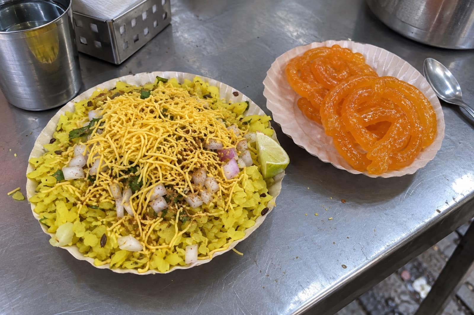 Poha-Jalebi