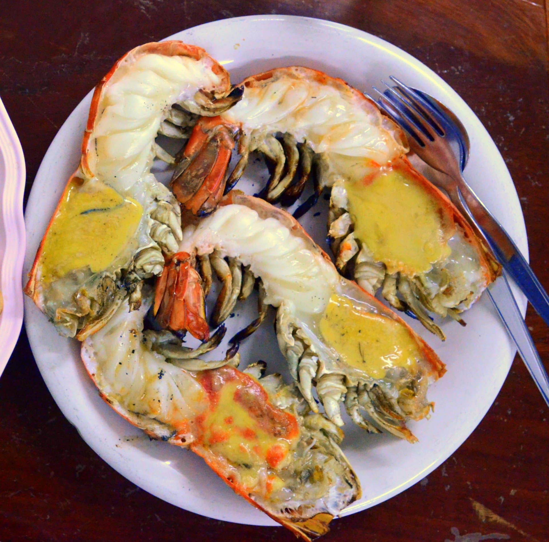Grilled river prawn