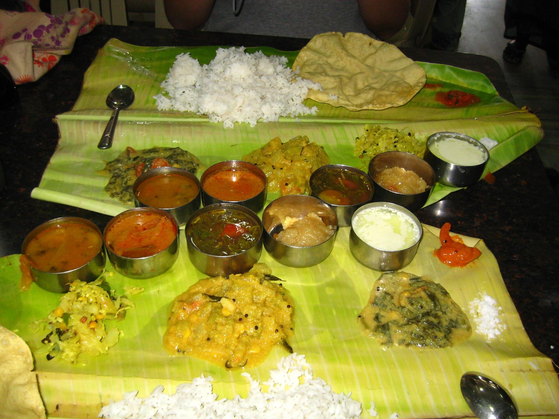 Representative photo of south indian meals