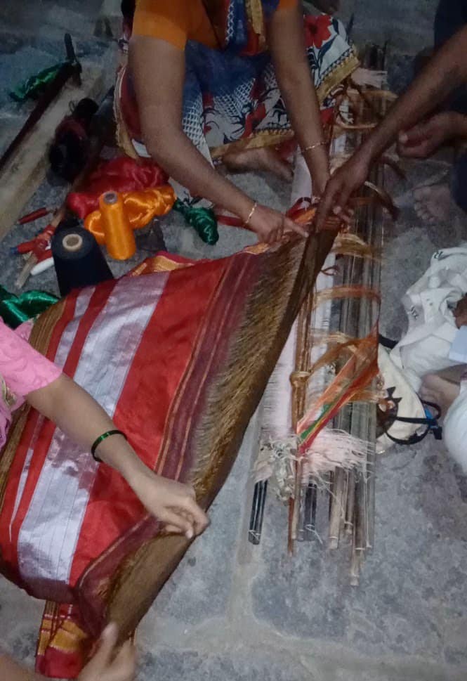 Ilkal Saree with Kasuti