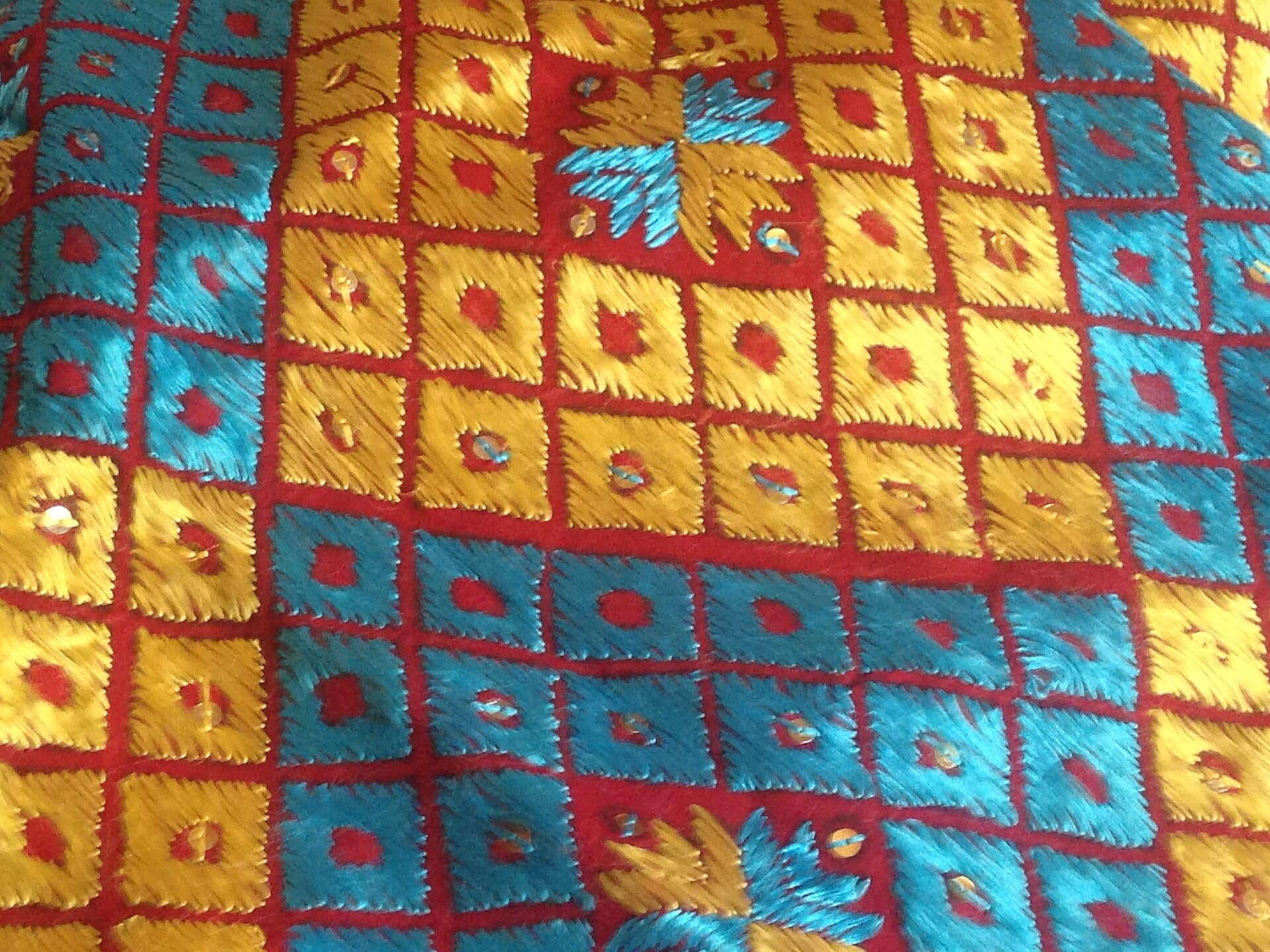 Phulkari suit with dupatta