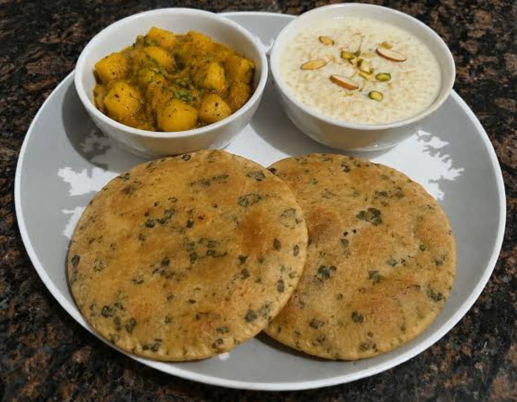 Bedai with Aloo Sabzi