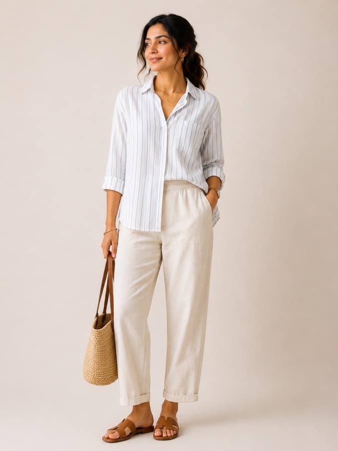 Cotton smart casual