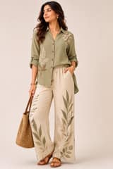 Earthy cotton co-ord