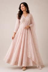 Elegant pastel anarkali