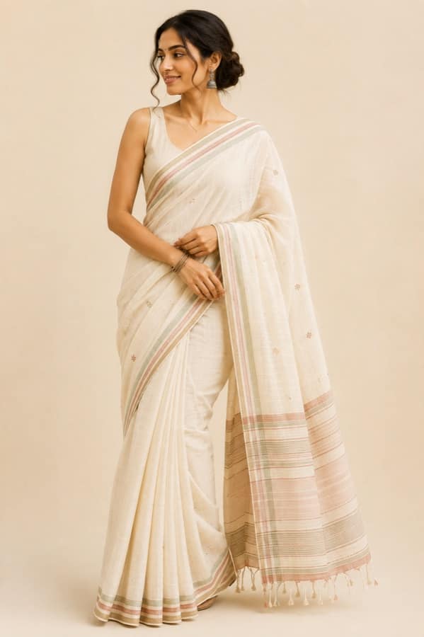 Handloom cotton saree