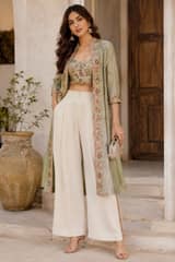 Indo-western fusion look