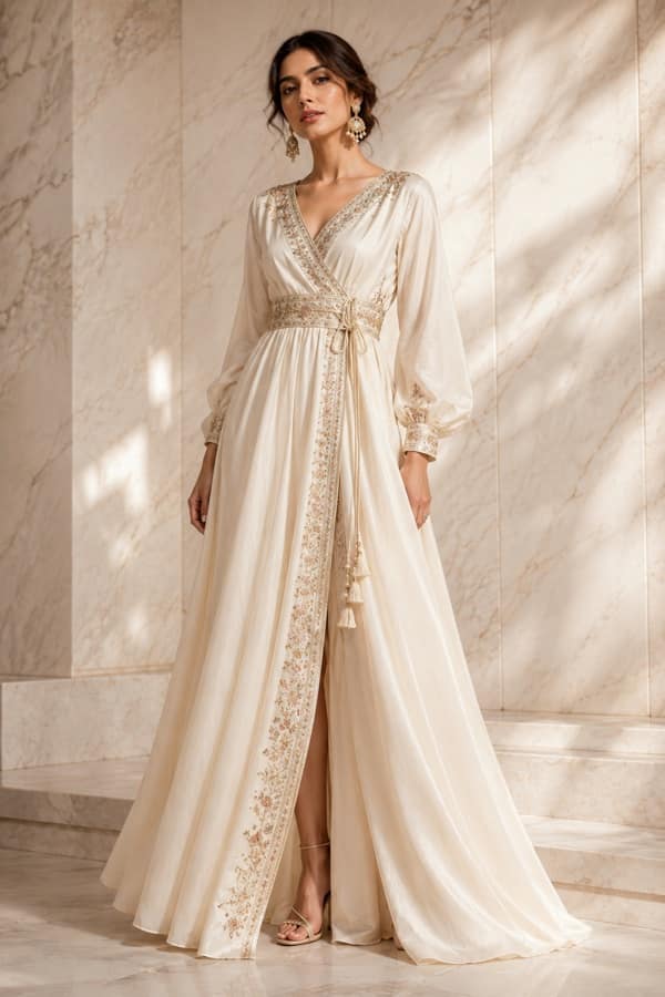 Ivory maxi for marble backdrops