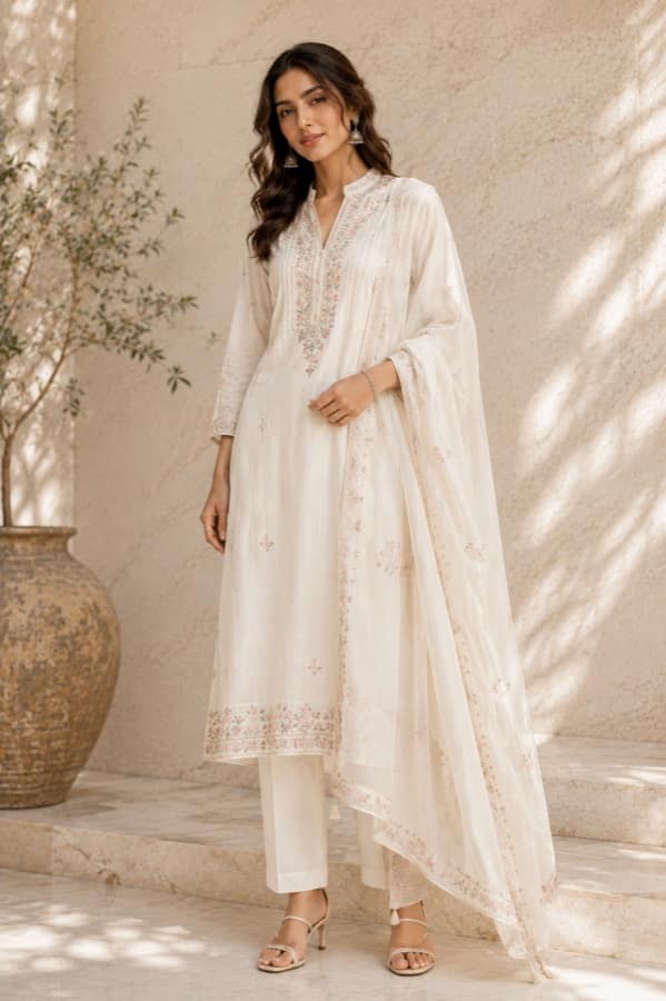Light ethnic wear
