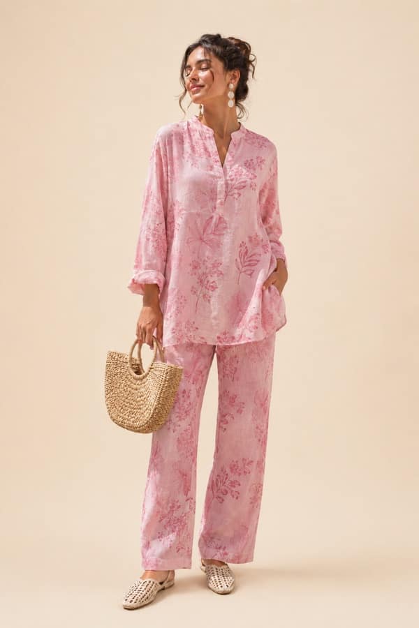 Linen coastal set