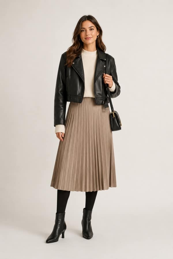 Sweater & jacket layers