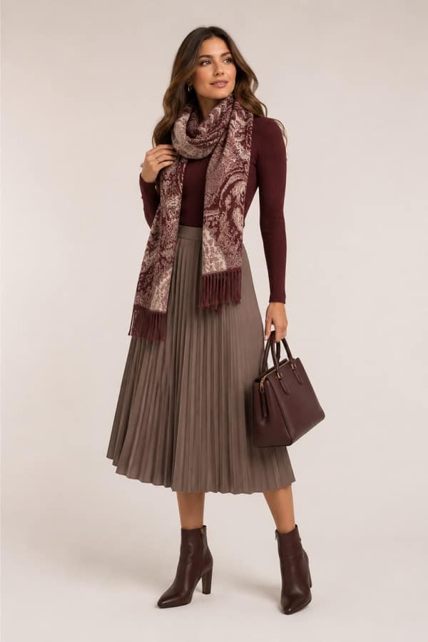 Sweater & scarf