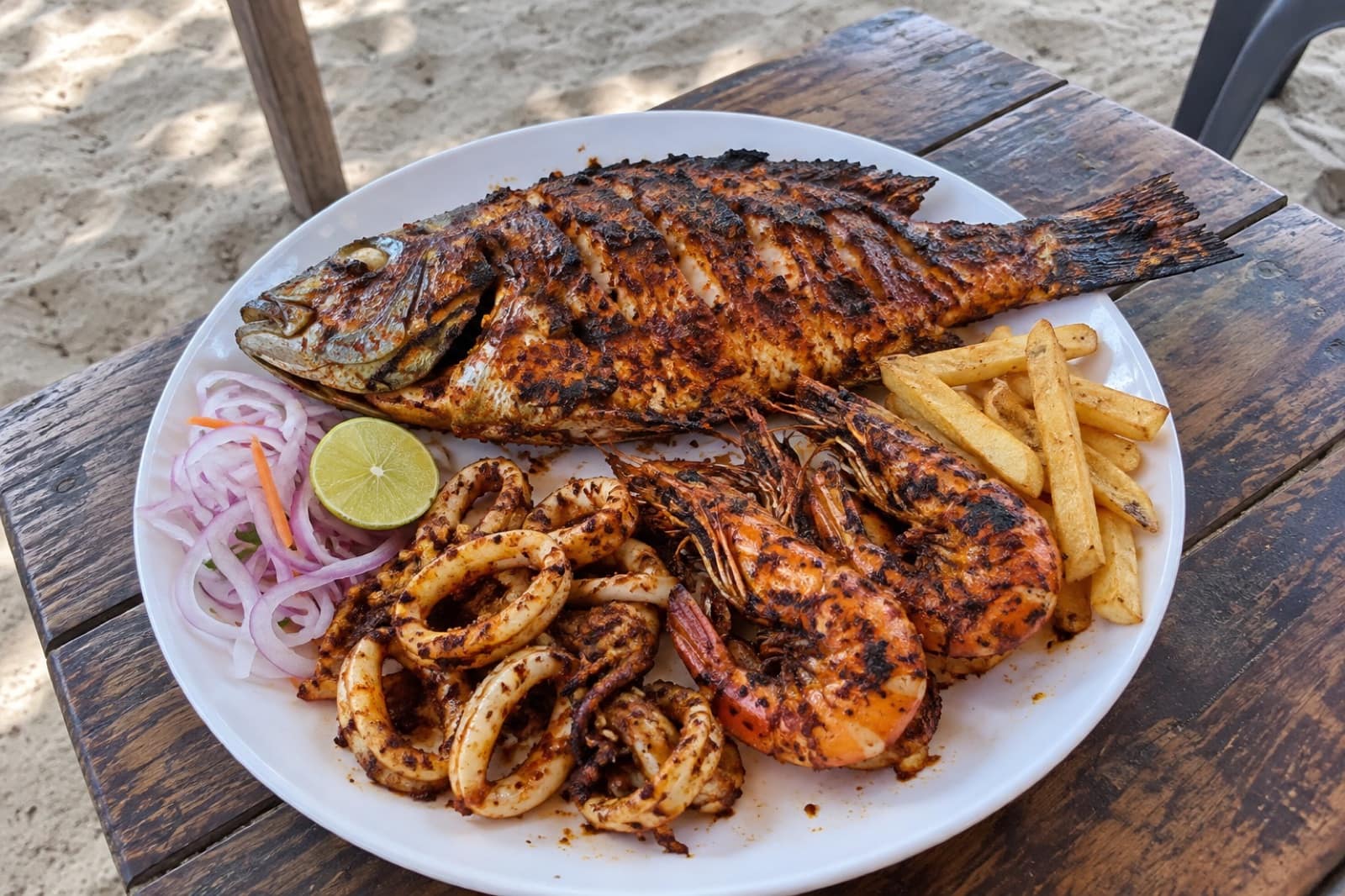 Grilled Seafood