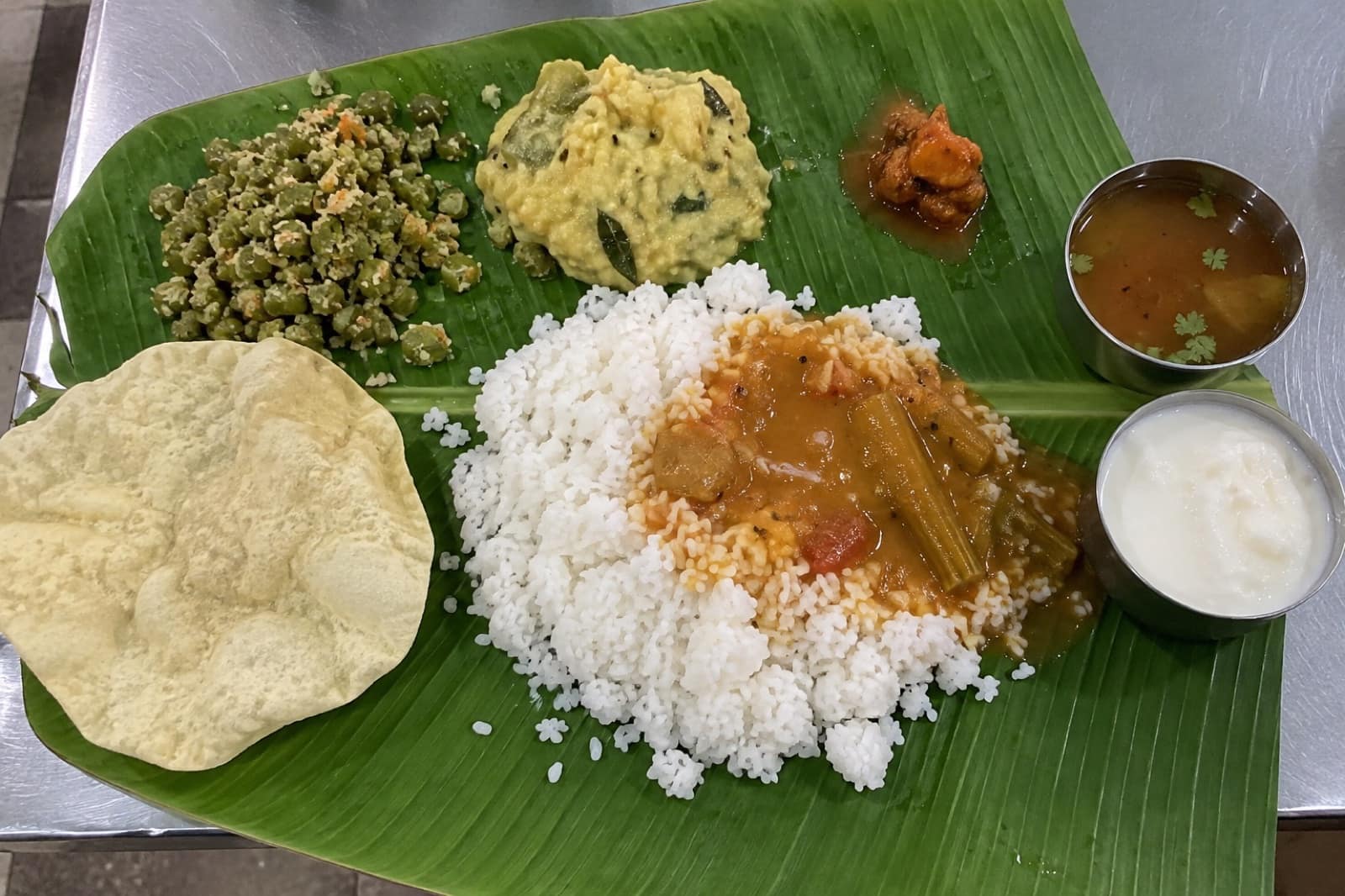 Tamil Banana-Leaf Meals