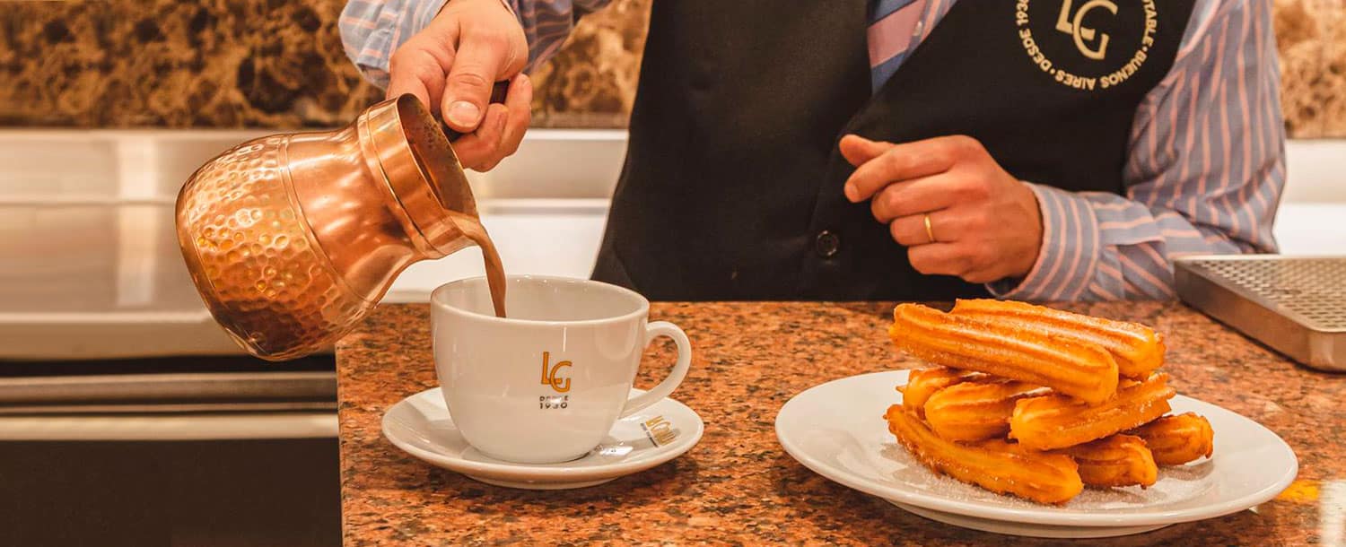 Churros con chocolate