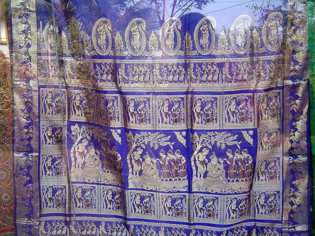 Baluchari Silk Saree — Bishnupur