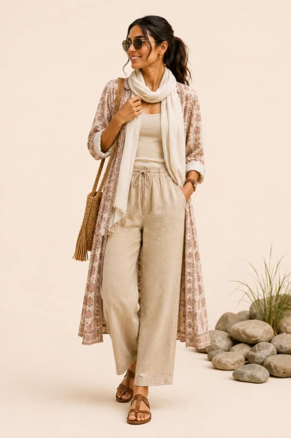 Boho riverside layers