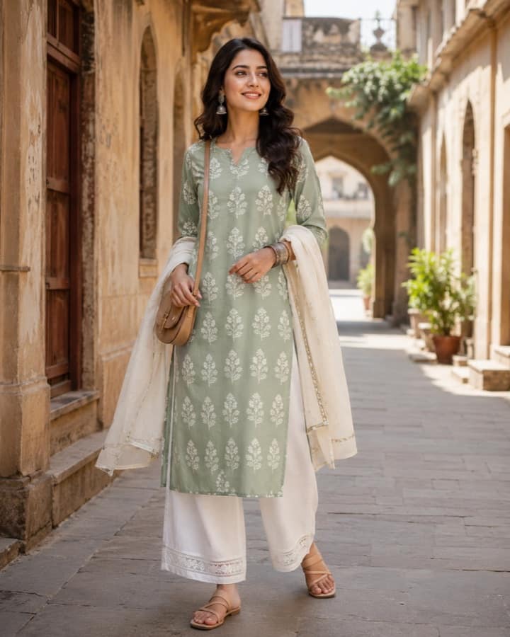 Cotton kurta set