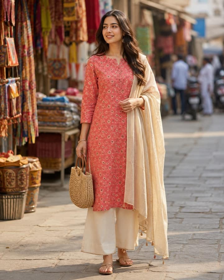 Cotton kurta set