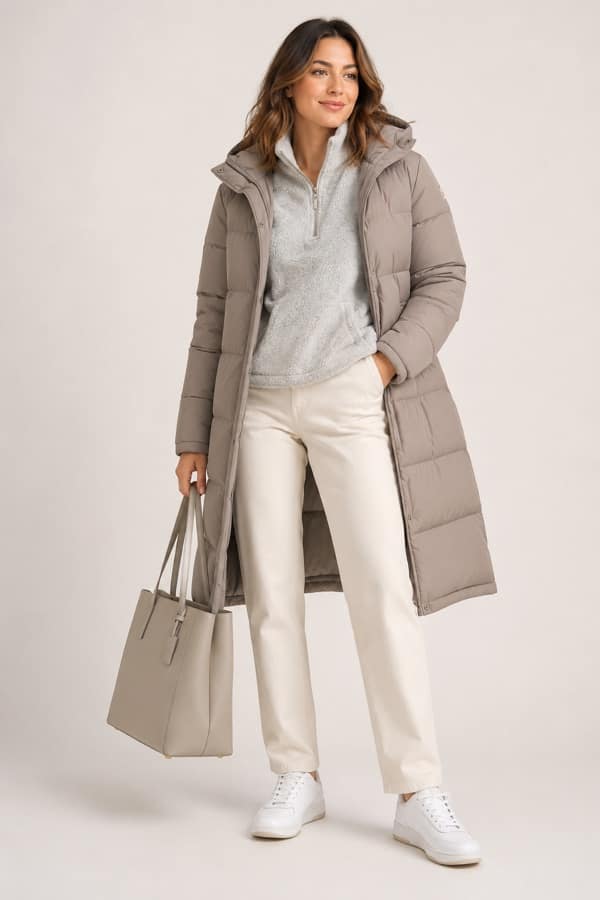 Down jacket & fleece