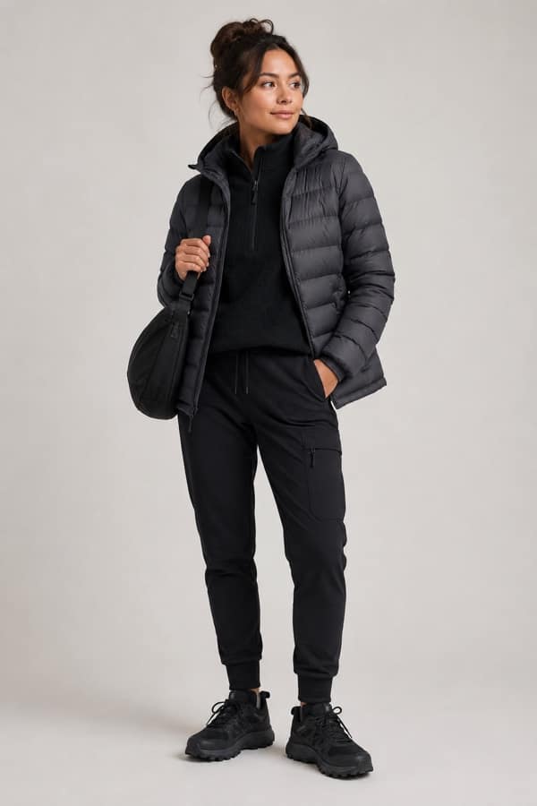 Down jacket & fleece
