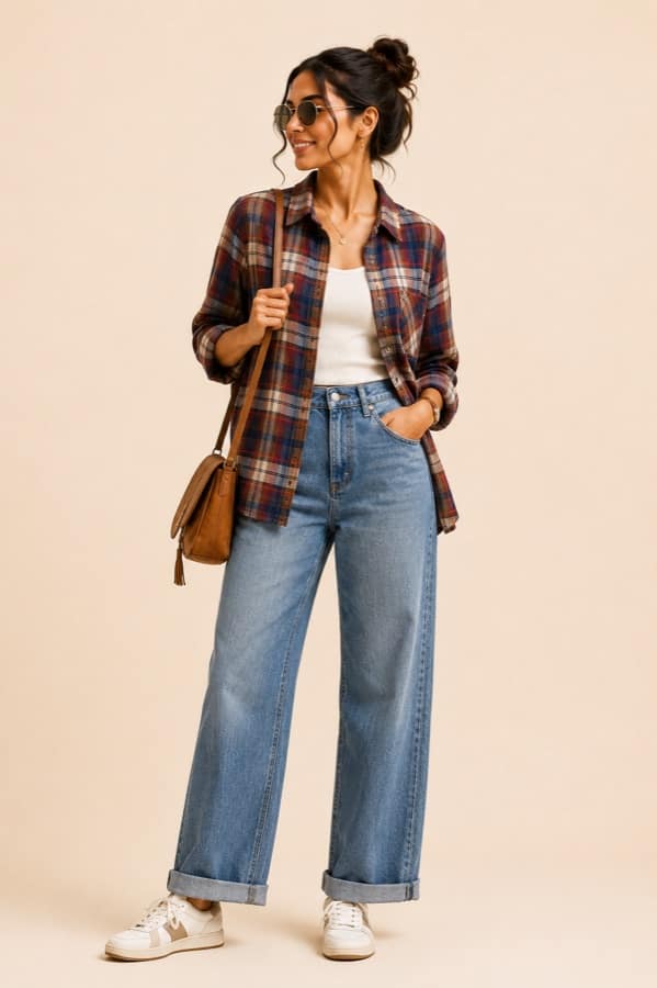 Flannel & denim