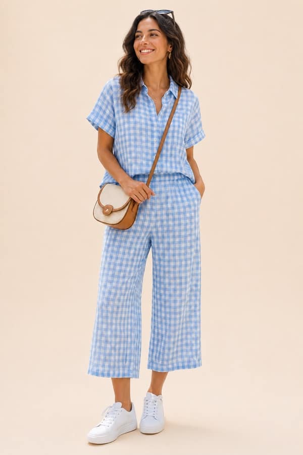 Linen coastal set