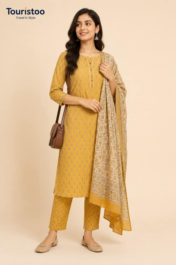 Modest cotton kurta set