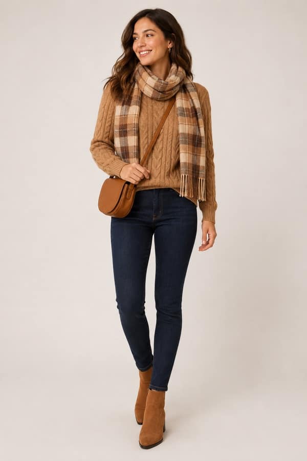 Sweater & scarf