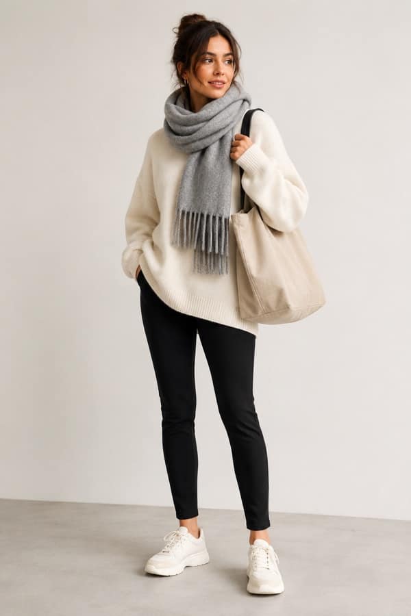 Sweater & scarf