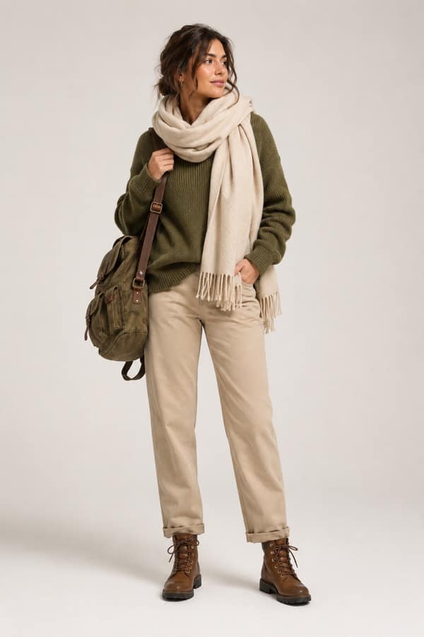 Sweater & scarf